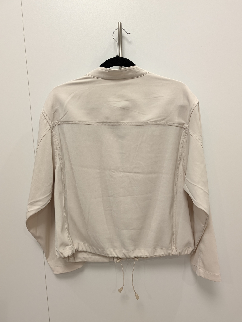 Max Studio Cream Women's Zip-Front Jacket - Picture 2 of 7